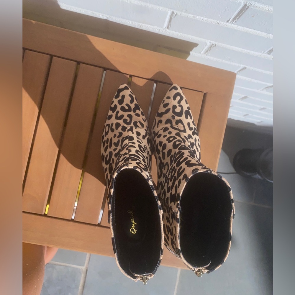 Leopard/Cheetah Print Fall Booties - image 2